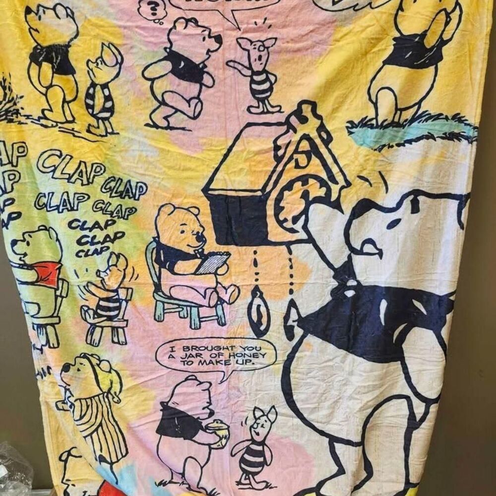 🍯 Winnie the Pooh Fleece Blanket (40x50) - New Without Packaging